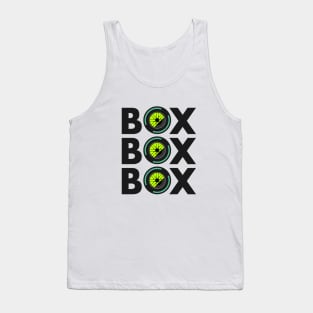 Box Box Box Brawn Edition F1 Tyre Compound Design Tank Top